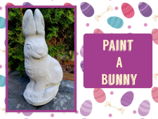 painting, garden, arts, crafts, Easter, Bunny, Lost Arts Club, workshop, nanaimo