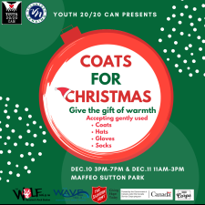 Youth, Coat Drive, Community Drive, Volunteer Nanaimo Youth