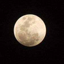 moon, night, sky, astronomy