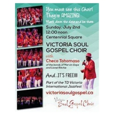 Free concert, music, singing, choral singing, choir, Gospel, Motown, Reggae, R&B, soul, spiritual, religious, dance, family friendly, positive, fun, Jazz Fest, 