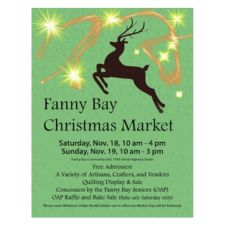 Fanny Bay, crafts, Christmas, market