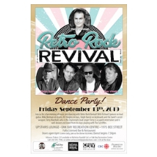 Retro Rock Revival, Dance,Oak Bay, Oak Bay Recreation Centre, Beacon Ridge Productions,  YYJ events, Victoria music scene