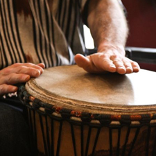 Drumming, African, food