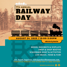 Railway, Trains, Family fun, History, Parksville Museum