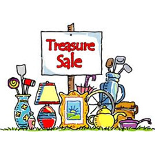 fundraiser, treasure sale, garage sale, bake sale, book sale