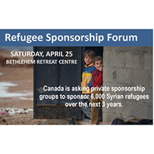 Refugee Sponsorship Forum