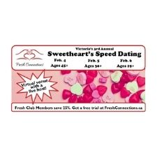 singles, singles events, speed dating, virtual events, Victoria, Sooke