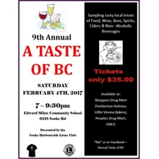 Taste, Sooke, Harbourside, Lions, Wine, Taste of BC