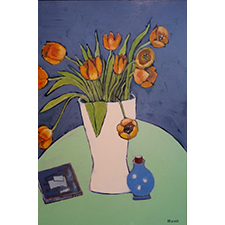 Lindy Michie, tulips, paintings