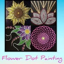 Mandala Dot Flower Painting, Arts, Crafts, Workshop, LostArtsClub, Nanaimo, Painting, Home, Decoration