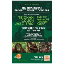 jazz, orangutans, Harbour Dance, benefit, concert, Halloween