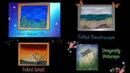 felting, pub, events, crafts, art, lost arts club, feltscape, landscape, nanaimo, paintnight