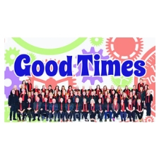 poster, choirs, music, just in time
