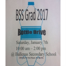 BSS Grad 2017 Bottle Drive
