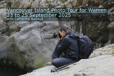 photography, tour, workshop, women, nature, Comox Valley, Catherine Babault