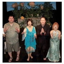 theatre, comedy, sin city improv serial, castaways, morgan cranny, kirsten van ritzen, alan penty, christine upright, broad theatrics, belfry theatre studio