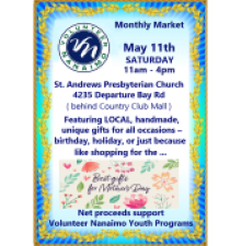 Monthly Market for Mother's Day - Volunteer Nanaimo