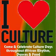 African, drums, food