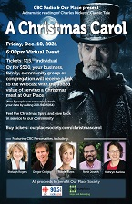 Christmas, carol, CBC, event, arts, Our, Place, performance, virtual