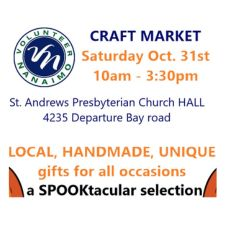 volunteer, nanaimo, craft, market, handmade, gifts, local, affordable