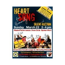 Fundraiser, Works of HeART Project, Ground Zero Acoustic Lounge, Music, Concert, Silent Auction, TerraZetto, Sweet Santa Fe