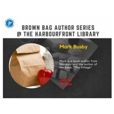 Brown bag series, mark busby, virl, nanaimo, author reading