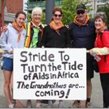 Victoria Grandmothers, grand others, walk, music, African Grandmothers 