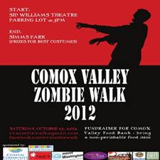 comoxvalley, zombiewalk, zombie, fundraiser, october, halloween, 