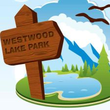 Westwood, Lake, swimming, swim, birds, water, mountains, trees, free, family, fun, crafts, kids, balloon animals, face painting, races, games 