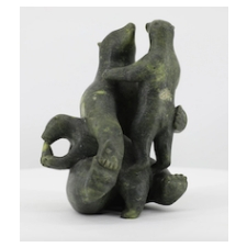Art, Carving, Serpentine, Bear, Inuit