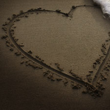 beach, sand, water, beach, draw