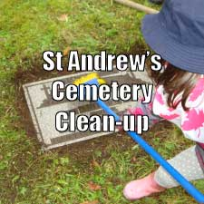 cemetery, cleanup, 