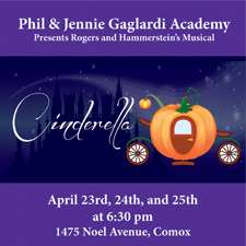 cinderella, musical, april, comedy, fun, entertainment, school