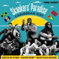 Ska, Reggae, live music, music, dance performances, dance party, bands, dancers, outdoor event, outdoors, party, park, summer, sun, fun, culture, Caribbean, community, all ages 