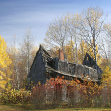 barn, relic, old, crumbling, fall, autumn, colourful, vintage