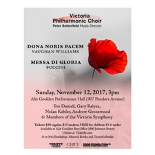 Victoria Philharmonic Choir, Puccini, Vaughan Williams, choir, choral, music, concert, symphony, orchestra