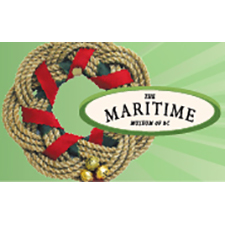 mmbc, nautical wreath, maritime museum, nootka court, rope wreath