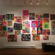 Pop, Warhol, Klimt, Art, painting, color, christmas, community, exhibition, Victoria, 
