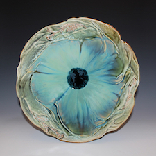 Pottery, ceramic, porcelain, gas fired, wheel thrown 