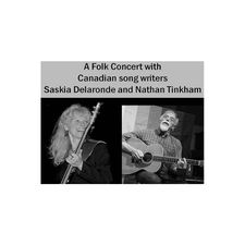 Music, Folk, Concert, Saskia Delaronde, Nathan Tinkham, Comox Valley, Country music, Bluegrass, 