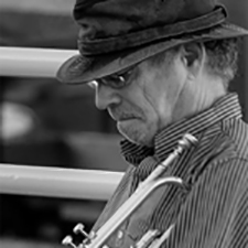 Trumpet, Marty, Shepard, waterfront, jazz