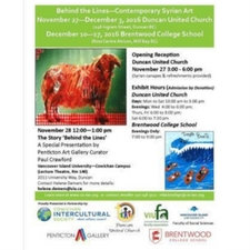 Syrian art; Cowichan Intercultural Society