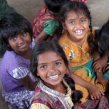 Happy children of one of the home of Child Haven International