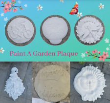 painting, garden, arts, crafts, Garden Plaque, Lost Arts Club, workshop, nanaimo