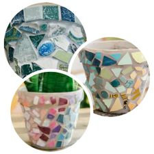 Mosaic, Plant Pot, House and Home, Arts, Craft, LostArtsClub