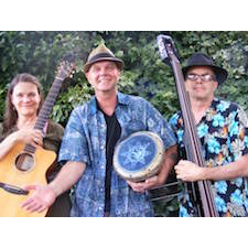 Music, trio, acoustic, guitar, bass, percussion, 