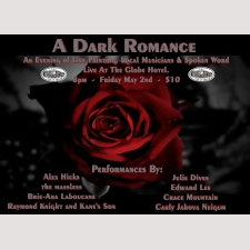 Globe hotel, A dark Romance, arts, music, nanaimo