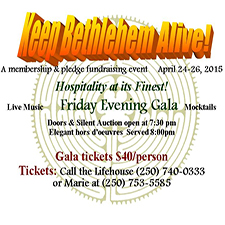 Bethlehem, Alive, gala, contribute, celebrate, inspire, pledg drive, fundraise, community