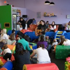 Music, children, Guitar, Christmas Carols