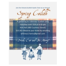Scottish, Gaelic, Choir, Ceilidh, Concert, Music, Dancing, Eat, Drink, Merry, Celebrate, Fundraiser